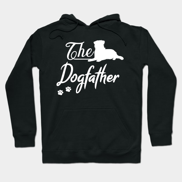 Dogfather - Australian Shepherd - Aussie Dog Hoodie by JollyMarten